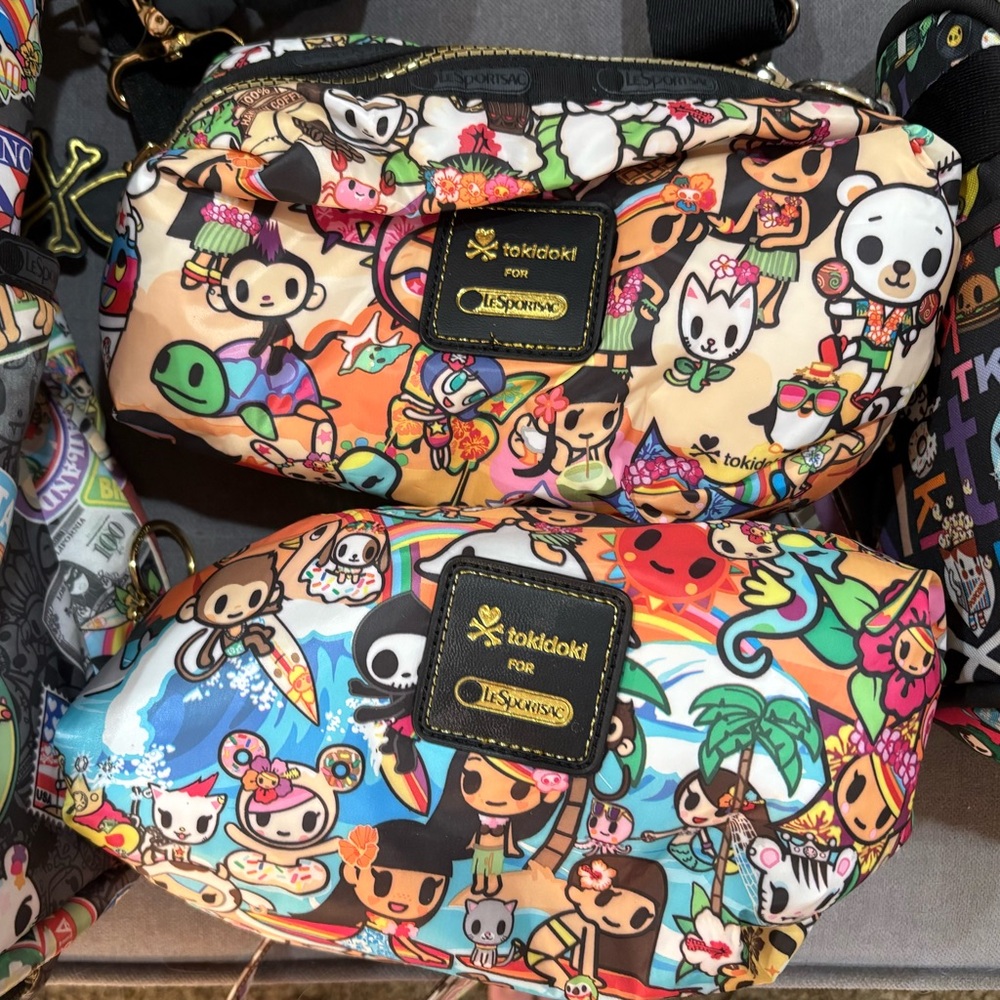 Hawaii-Exclusive Tokidoki x LeSportsac Pouches